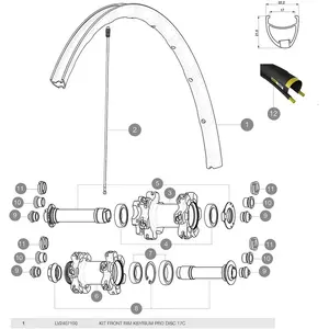 Mavic Jante Avant Ksyrium Pro Disc 17c pas cher