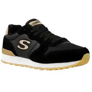 Skechers Femme Retros-OG 85-goldn Gurl Baskets, Noir Blk, 40 EU pas cher