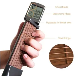 Guitare de Poche, Mini Guitare Portable 6 frettes Outil d'entraînement... pas cher