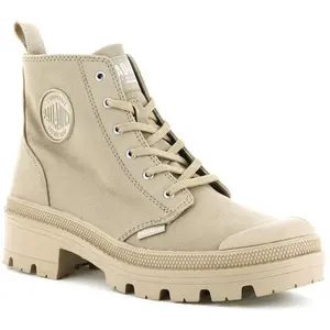 Comparateur de prix : Palladium Pallabase Twill Bottes de mode pour femme, Caramel, 36 EU