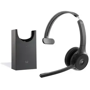 Cisco Micro-casque Bluetooth sans fil, autonomie 23h, perche microphone, suppression bruit, bouton Webex dédié. pas cher