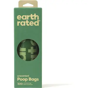Sac à excréments de chien Box Earth Rated 300 pièces - Sac à excréments de chien inodore pas cher