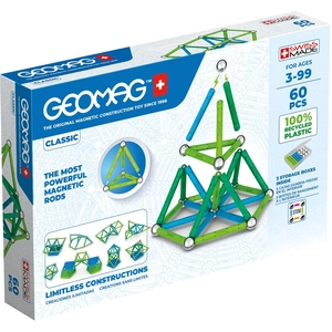 Jeu de construction magnétique Geomag Ecofriends 60 pièces pas cher