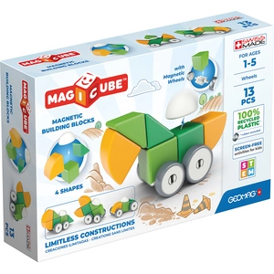 Jeu de Construction Magnétique Geomag Glitter 44pcs - Giochi Preziosi