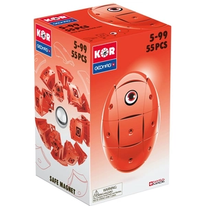 Geomag - 676 - jeu de construction - kor basic - rouge pas cher