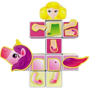 Jeu de construction Geomag Magicube Princesse pas cher