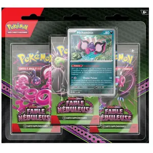 Pokemon Pack De 3 Boosters Fable Nébuleuse Ev6.5 / Pokemon JccVendu parcdiscount
