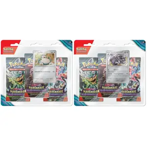 Comparateur de prix : Pokemon Cartes à collectionner Pokémon Pack 3 boosters EV06 Ecarlate et Violet Mascarade Crépusculaire