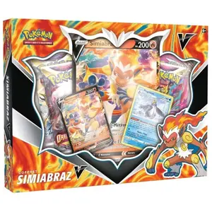 Pokemon Coffret V Pokémon - POEMOTU - Simiabraz-V - Carte exclusive - 6+ ans - 1-2 joueursVendu parcdiscount