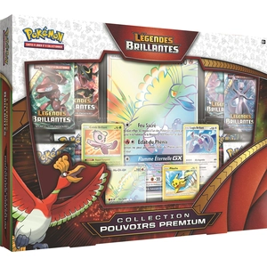 Asmodee Pokemon Coffret Premium Ho-Oh GX Soleil et Lune - Pokémon - 8 Boosters du JCC pas cher