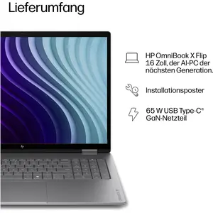 HP Ordinateur portable 2-en-1 OmniBook X Flip, IA de nouvelle générati... pas cher
