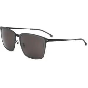 Lunettes de Soleil Hugo Boss BOSS 1465/F/S 59/18/145 003 MATTE BLACK STAINLESS STEEL MAN HUB SUN BOSS 1465/F/S 003 59 18 145 pas cher