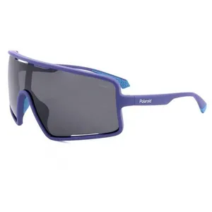 Lunettes de Soleil Polaroid Sport PLD 7045/S IPQ MATTE BLUE BLUE Homme pas cher
