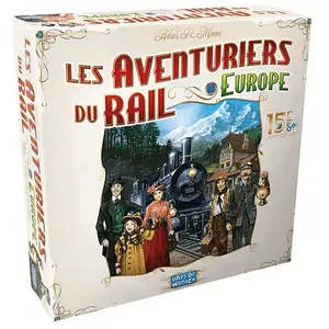 Asmodee Asmodée Les Aventuriers Du Rail : Europe : 15ème Anniversaire pas cher