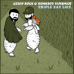 Rhymesayers Entertainment Lice (Aesop Rock & Homeboy Sandman) - Triple Fat Lice (LP) pas cher