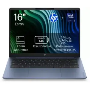 Hp - Ordinateur Portable 16-Bu0035nfx 16" Intel Core Ultra 5 225u 16 ... pas cher