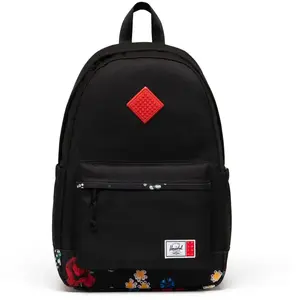 LEGO Autre Herschel Heritage Sac à dos noir - Pluie de fleurs 5010435