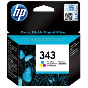 HP 343 - couleur (cyan, magenta, jaune) - originale - cartouche d'encre