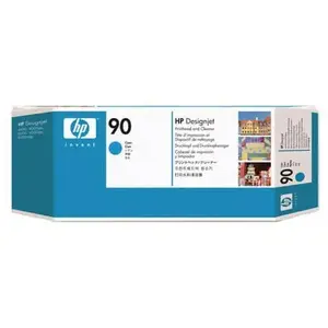 HP 90 - Tête d'impression avec nettoyeur - 1 x cyan pas cher