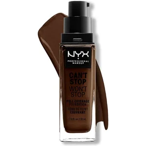 Nyx Cosmetics Fond De Teint Deep Ebony Can´t Stop Won´t Stop Full Coverage pas cher