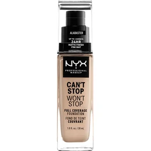 Comparateur de prix : NYX Nyx Can?T Stop Won?T Stop Full Coverage Foundation Alabaster 30ml