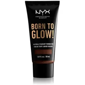 Fond de teint NYX PROFESSIONAL MAKEUP Born To Glow - Couverture moyenne expresso profond pas cher