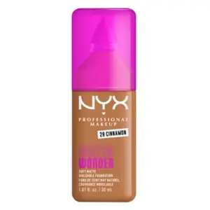 NYX Professional Make Up Make 'EM Wonder Foundation - Zachte matte finish - Met huidverzorgende vitamine C en hyaluronzuur - Cinnamon