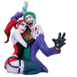 Buste Collector - Dc Comics - Harley Quinn Et Le Joker - 375cm pas cher
