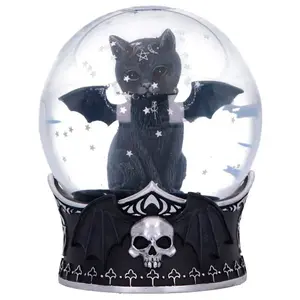 Comparateur de prix : Nemesis Now Cult Cuties Malpuss Figurine Boule à Neige 13 Cm