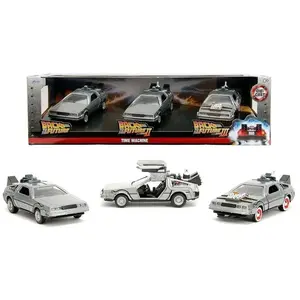 Jada Toys   DMC De Lorean Time Machine 3-Pack - Back to The Futur - 1/...