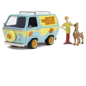 Scooby Doo Mystery Machine met Shaggy & Scooby figuur - Jada Toys 1/24
