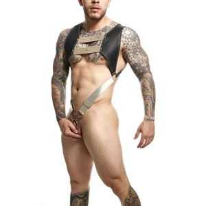 MOB Eroticwear Dngeon Top Cockring Harness