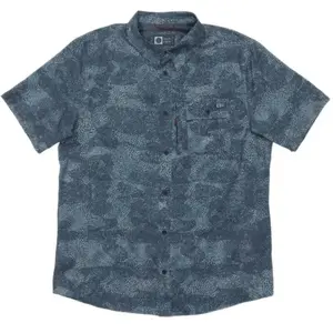 Salty Crew Chemise à Manches Courtes Flagship Uv Button Up