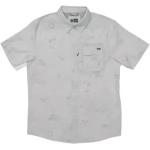 Salty Crew Chemise à Manches Courtes Flagship Uv Button Up