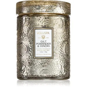 Voluspa Bâtonnet parfumé Japonica Collection Gilt Pomander & Hinoki Small Jar Candle - 156 gr pas cher