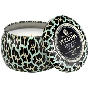 Voluspa Geurkaars Maison Noir French Linen Mini Tin Candle - 113 gr pas cher