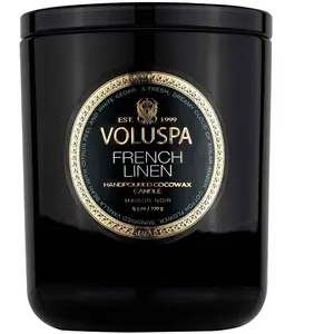 Voluspa Bâtonnet parfumé Maison Noir French Linen Classic Candle - 270 gr pas cher