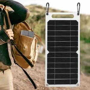 MOOHOP 6W Panneau Solaire 5V, Portable Extérieur IP65 Panneau Solaire ...Vendu parcdiscount