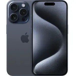 Refurbished iPhone 15 Pro 128 Go Titane Bleu Reconditionné (Comme Neuf... pas cher