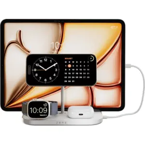 Zens 4-en-1 MagSafe avec Chargeur Sans Fil Qi2 15 W avec Support, Support pour Watch et Support pour iPad Noir ZEDC29W/00 pas cher