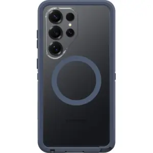 Otterbox Defender Samsung Galaxy S26 Ultra Back Cover avec Aimant Transparent avec Bord Bleu 77-99899 pas cher