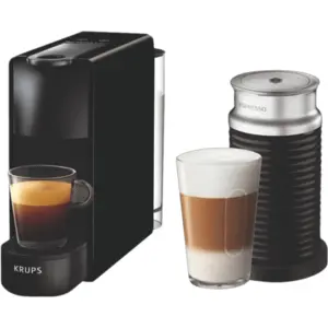 Krups Nespresso Essenza Mini XN1118 Noir + Mousseur à Lait XN1118NL pas cher