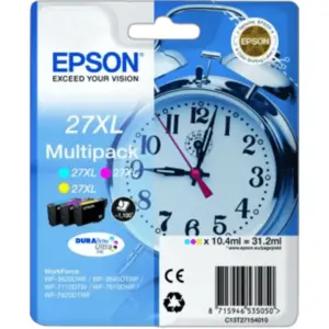 Epson 27XL Pack combiné 3 Couleurs C13T27154010 C13T27154012 pas cher