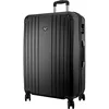 Image de VIDA Valise Rigide VR610B Roues Doublons Qualité/Prix, Black (Noir), L - Large   124L - 78x51x31cm - 4,2kg, Valise