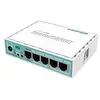 Image de Mikrotik RB750GR3 Routeur connecté Gigabit Ethernet Turquoise, Blanc
