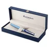 Image de Stylo plume Waterman Hémisphère | en métal et laque bleue avec finition palladium | plume moyenne en acier inoxydable | coffret cadeau