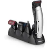 Image de BaByliss Tondeuse multi-usages X-10 - Lames avec technologie W-Tech pour tondre les cheveux, la barbe et le corps, Gris/Noir, E837E