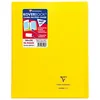 Image de Clairefontaine 981406C Un Cahier Agrafé Koverbook Jaune - 24x32 cm - 96 Pages Grands Carreaux - Papier Blanc 90 g - Couverture Polypro