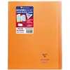 Image de Clairefontaine 981409C Un Cahier Agrafé Koverbook Orange - 24x32 cm - 96 Pages Grands Carreaux - Papier Blanc 90 g - Couverture Polypro