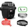 Image de Cookeo MOULINEX Multicuiseur Airfryer Cookeo Infinity avec pale Noir CE9828F0 20 modes de cuisson, 6,5 L